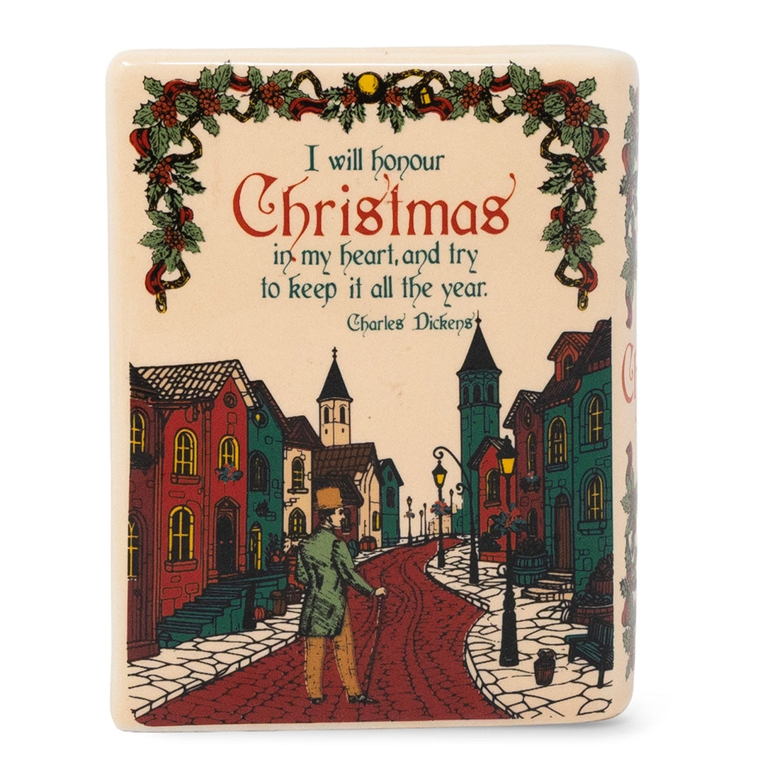 A Christmas Carol Book Candle