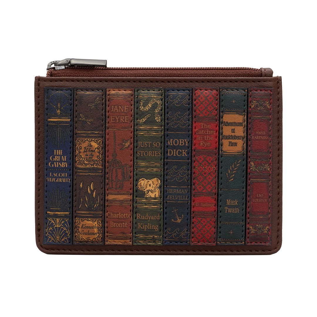 Classic Canon Book Club Zip Top Purse – Brown