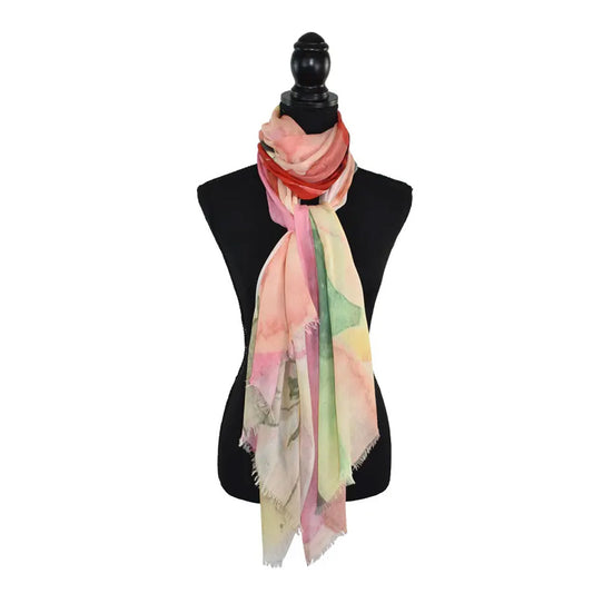 Dupatta Designs Scarf – Shawnie Large Watercolor Floral