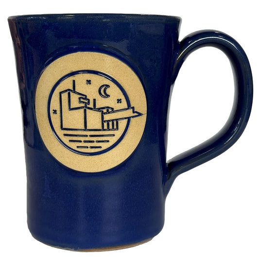 Handcrafted Guthrie Badge Mug - Sky Blue