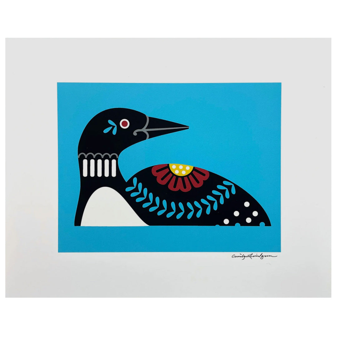 Cindy Lindgren Minnesota Dala Loon Print