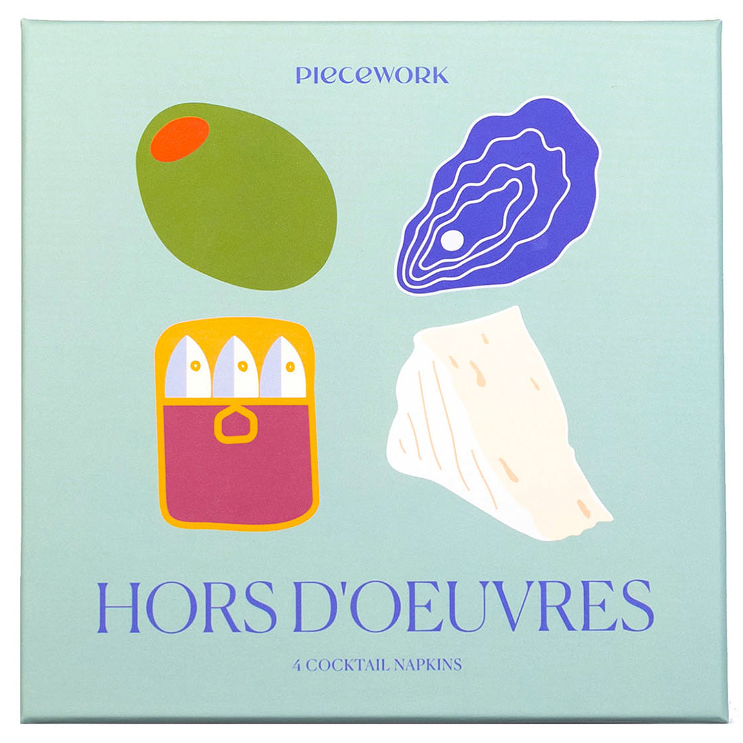 Hors D'oeuvres Cocktail Napkins (Set of 4)