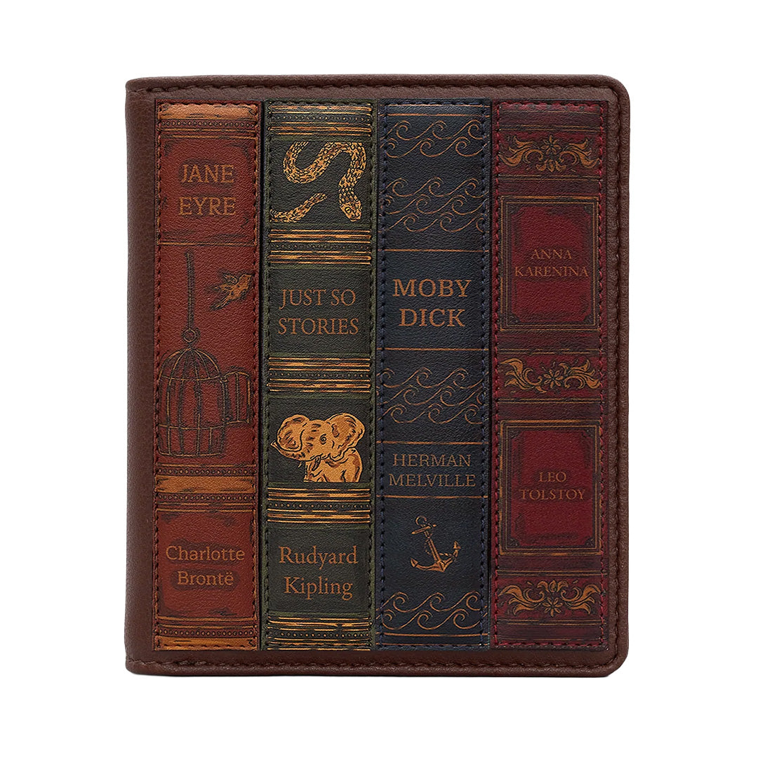 Classic Canon Book Club Flap Over Purse – Brown