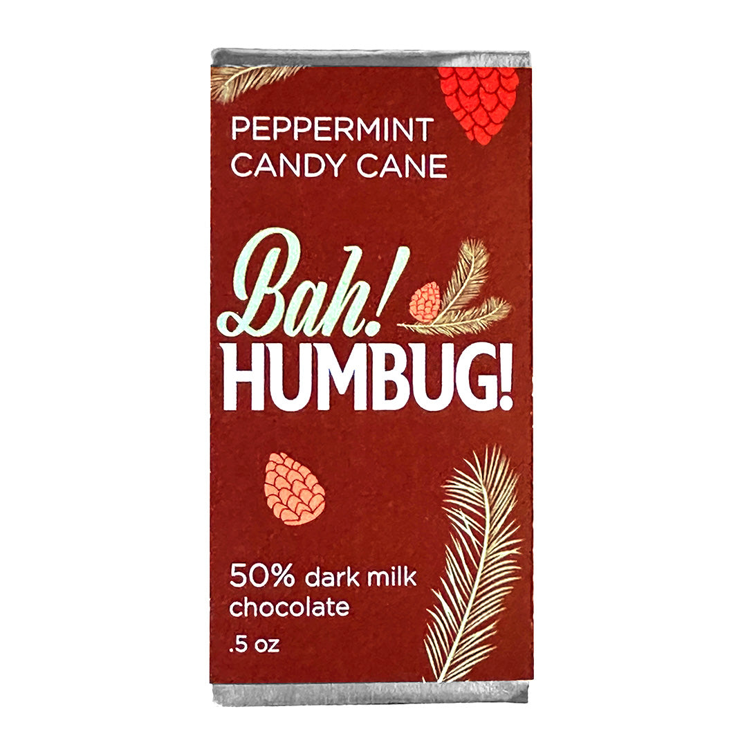 Guthrie Theater Chocolate Bar – Bah! Humbug! Peppermint Candy Cane (0.5 oz)