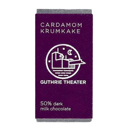Guthrie Theater Chocolate Bar – Cardamom Krumkake (0.5 oz)