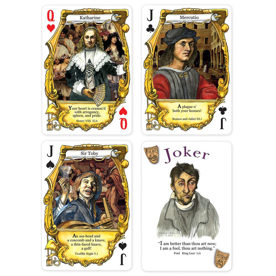 Shakespeare Insults Playing Cards