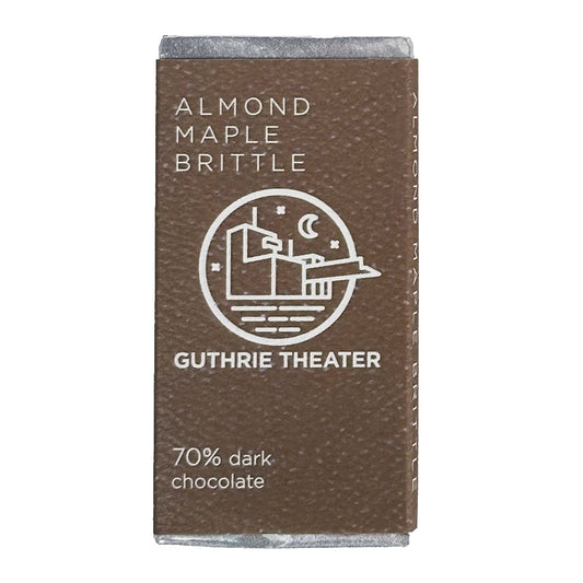 Guthrie Theater Chocolate Bar – Almond Maple Brittle (0.5 oz)