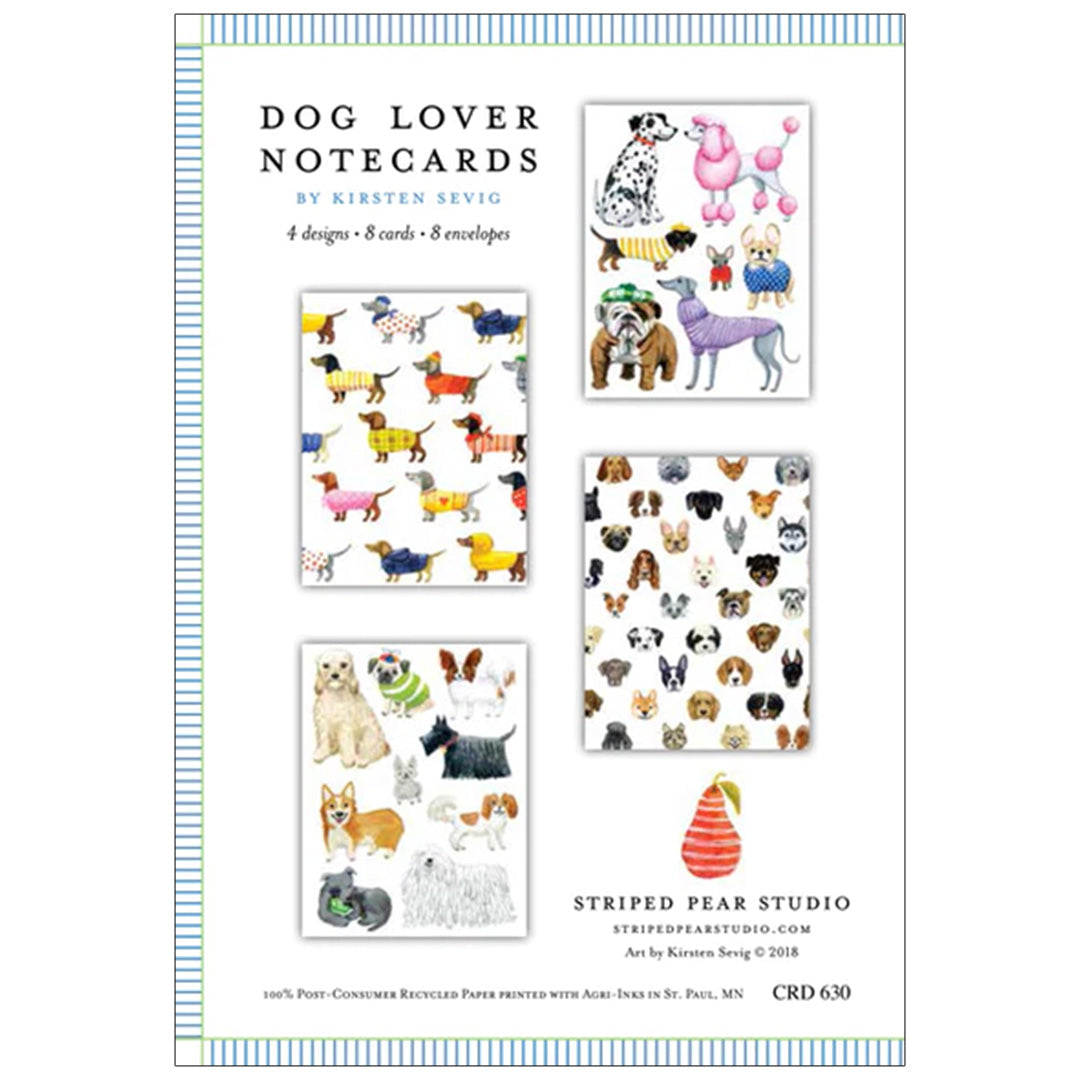 Kirsten Sevig Dog Lovers Notecards