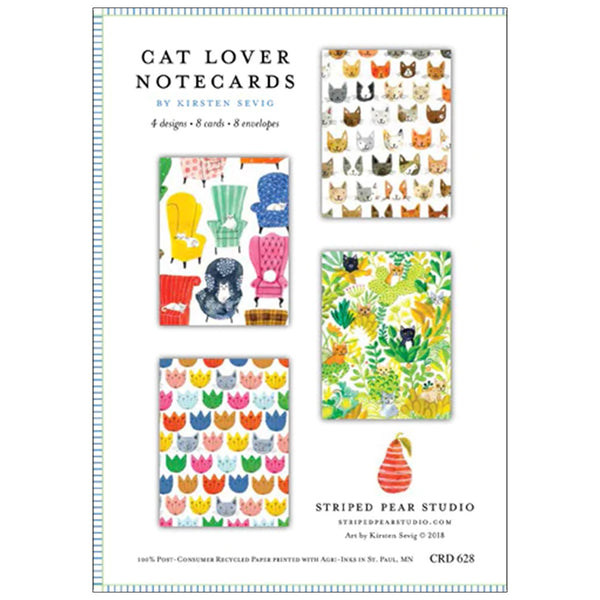 Kirsten Sevig Cat Lovers Notecards