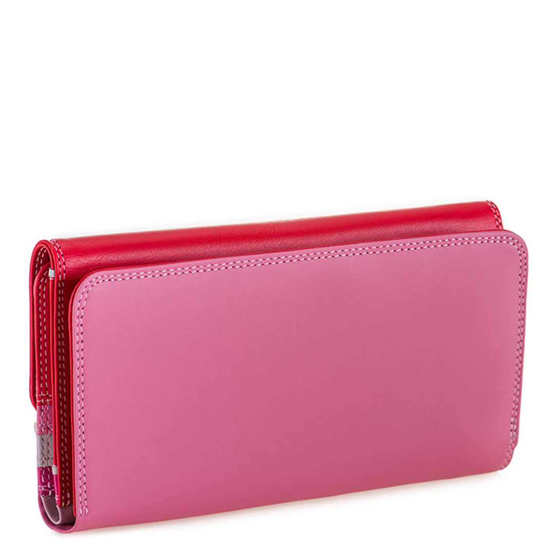 Mywalit Tri-fold Zip Wallet – Ruby