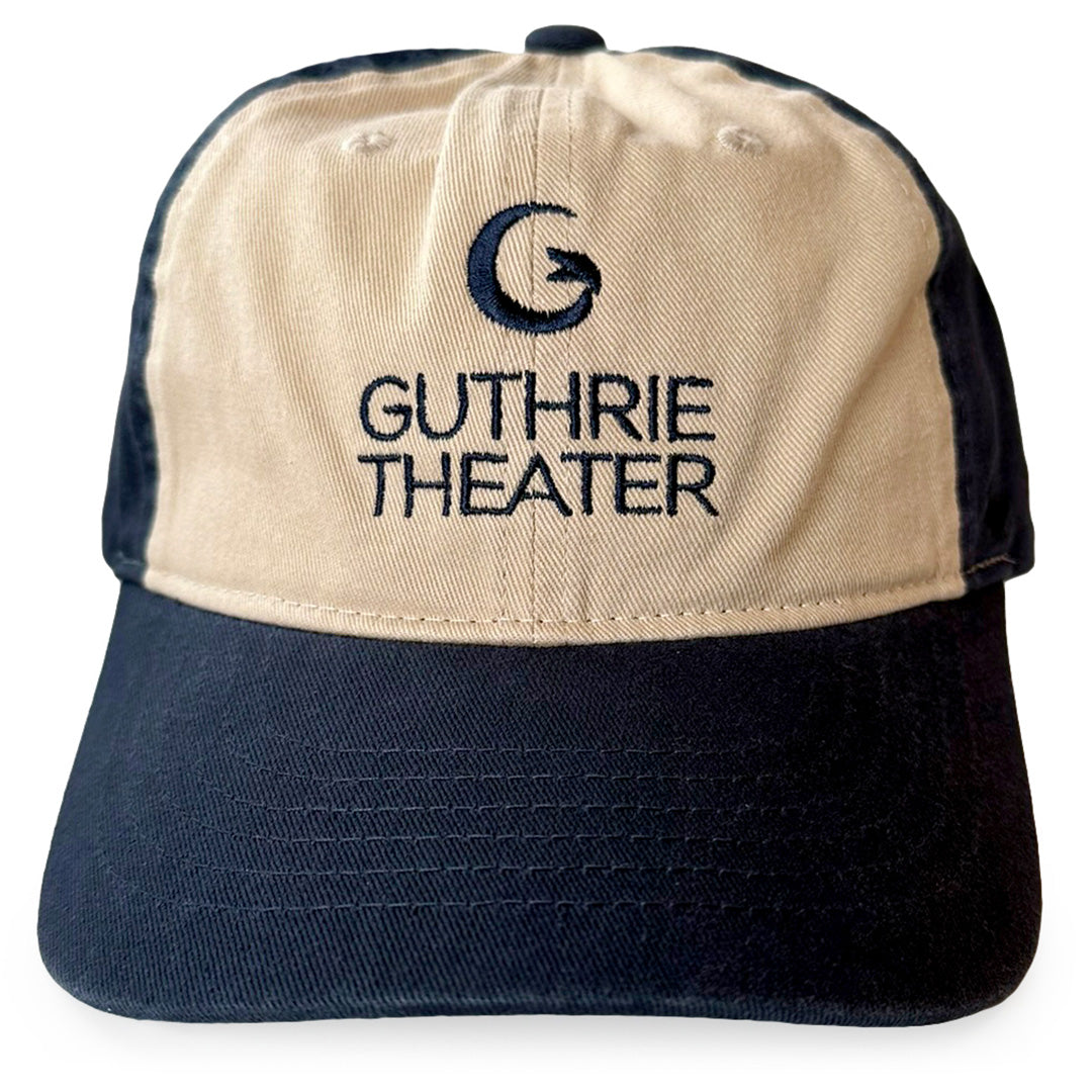 Guthrie Logo Cap – Tan and Navy