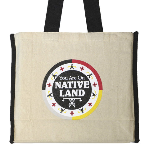 "You Are On Native Land" Tote
