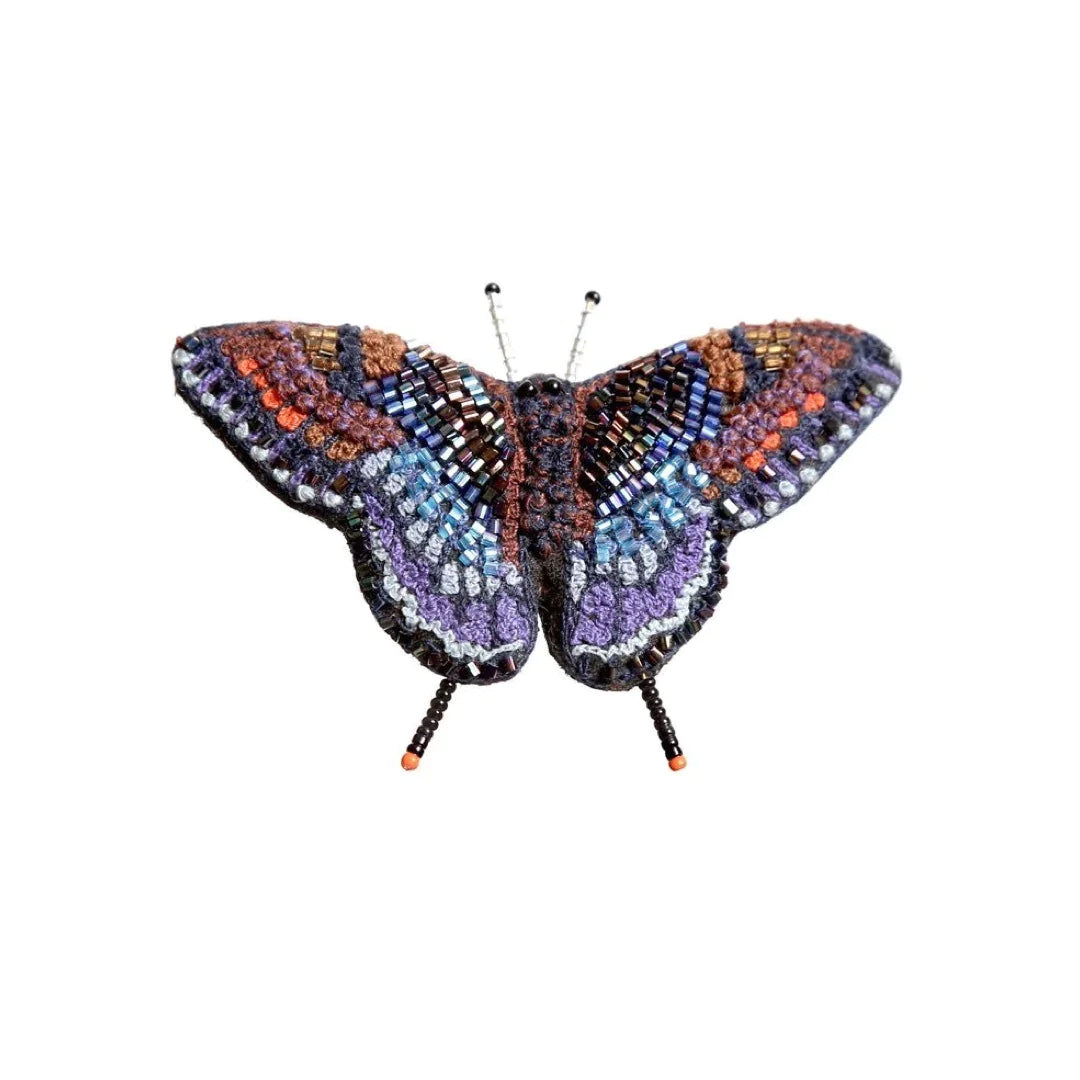 Trovelore Brooch Pin – Red Spotted Purple Butterfly