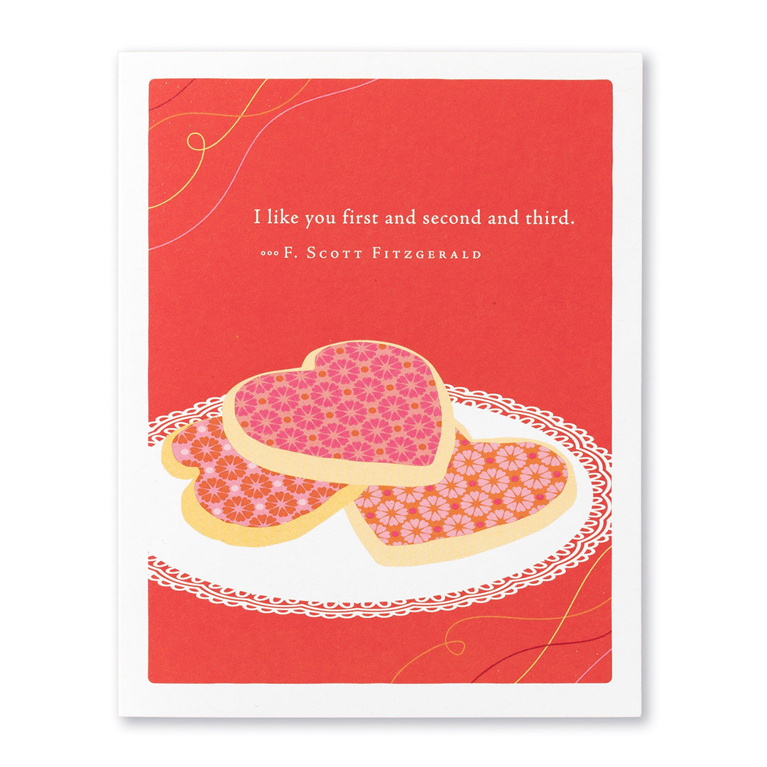 Positively Green Valentine's Card – F. Scott Fitzgerald