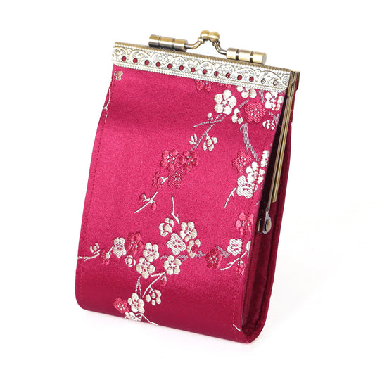 Cathayana Card Holder – Red Cherry Blossom