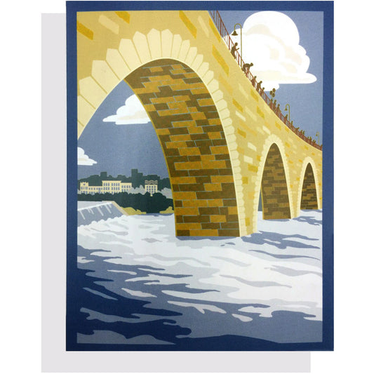 Cindy Lindgren Stone Arch Bridge Card