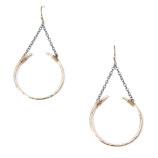 Trecy Bleich Earrings – Open Circle Large