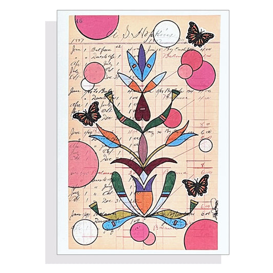 Holly Young Notecard – Pink Floral