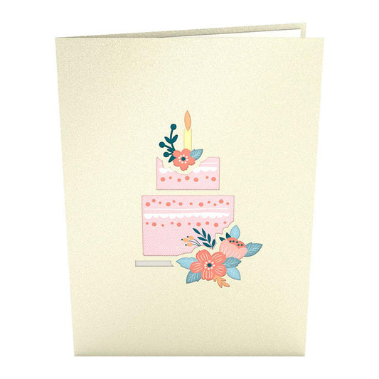 Lovepop 3D Card – Floral Birthday Cake