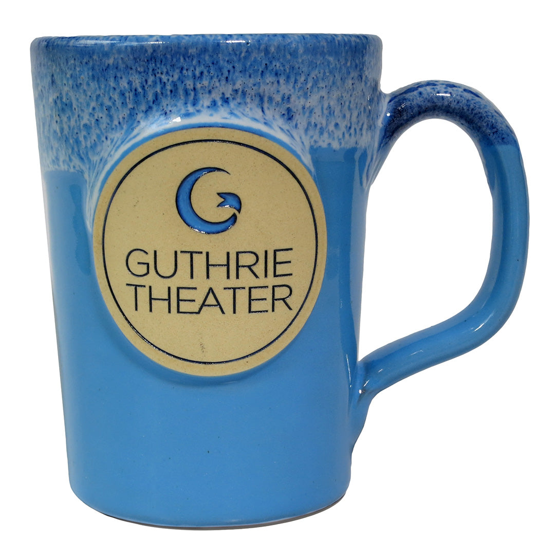 Handcrafted Guthrie Logo Mug - Marbled Blue
