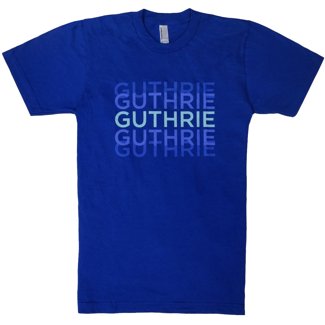 Guthrie Triprint Short Sleeve T-Shirt Lapis - Adult