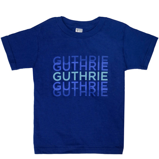 Guthrie Triprint Short Sleeve T-Shirt Lapis - Youth