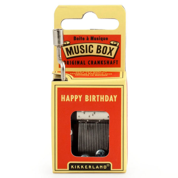 Happy Birthday Crank Music Box