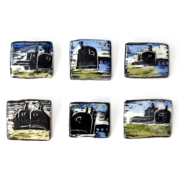 Elaine Woldorsky Porcelain Pin – Guthrie Square