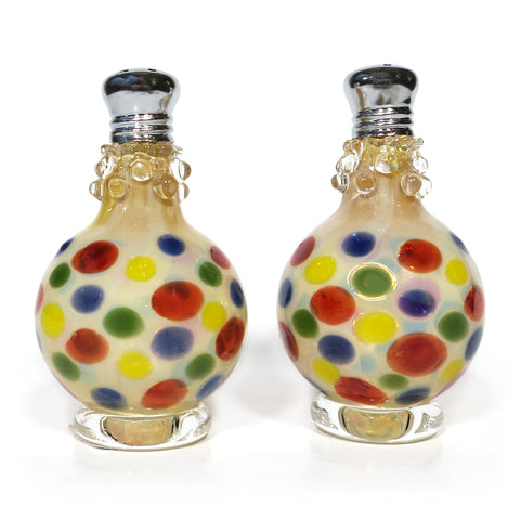 Junior Glass Salt and Pepper Shakers – Dots