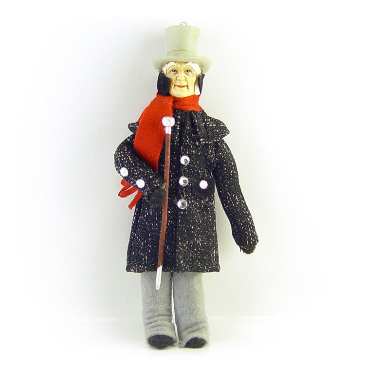 A Christmas Carol Ornament - Scrooge with Top Hat