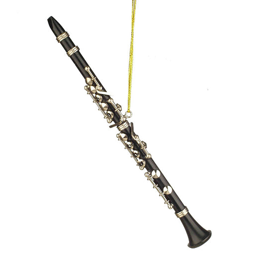 Black Clarinet Ornament