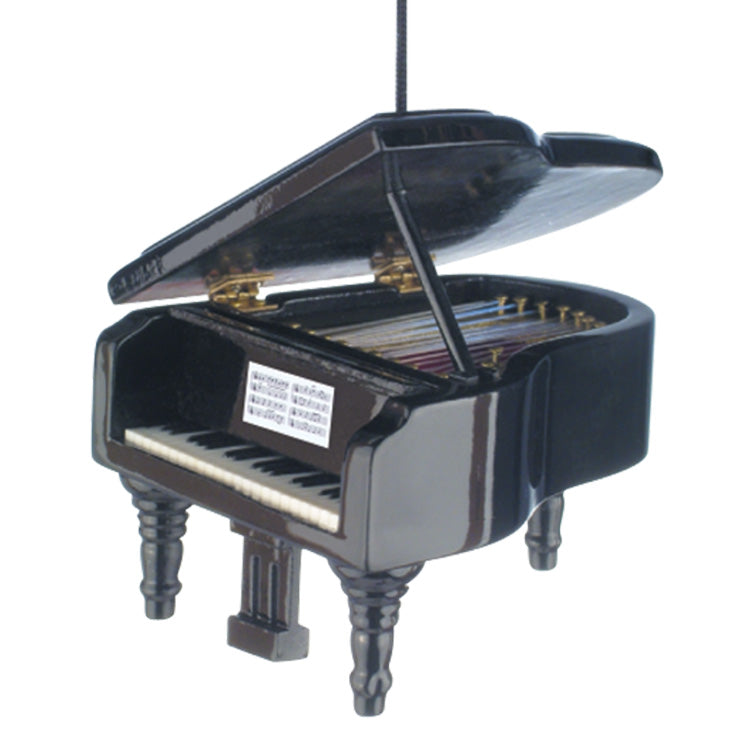 Black Grand Piano Ornament