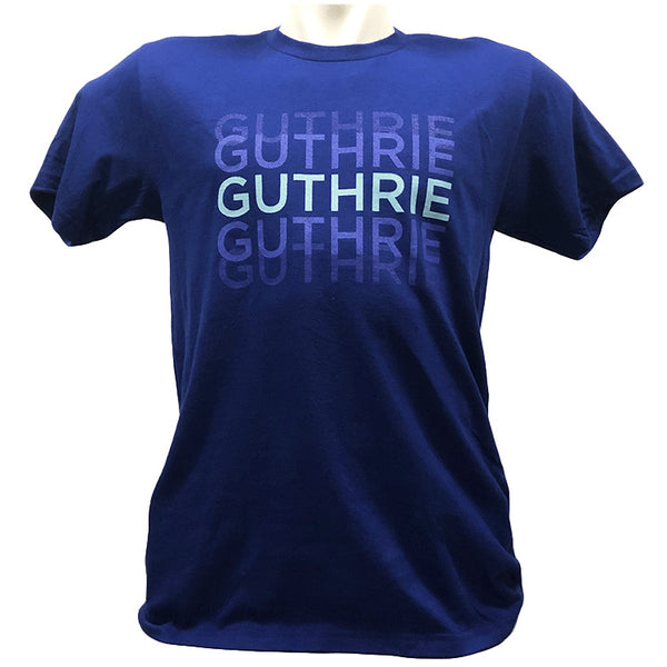 Guthrie Triprint Short Sleeve T-Shirt Lapis - Adult
