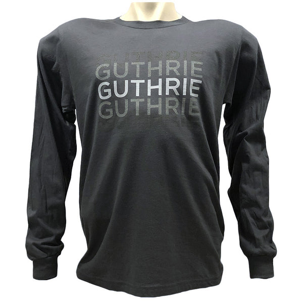Guthrie Triprint Long Sleeve T-Shirt Asphalt- Adult