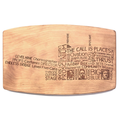 Guthrie Words Wood Cheese Board