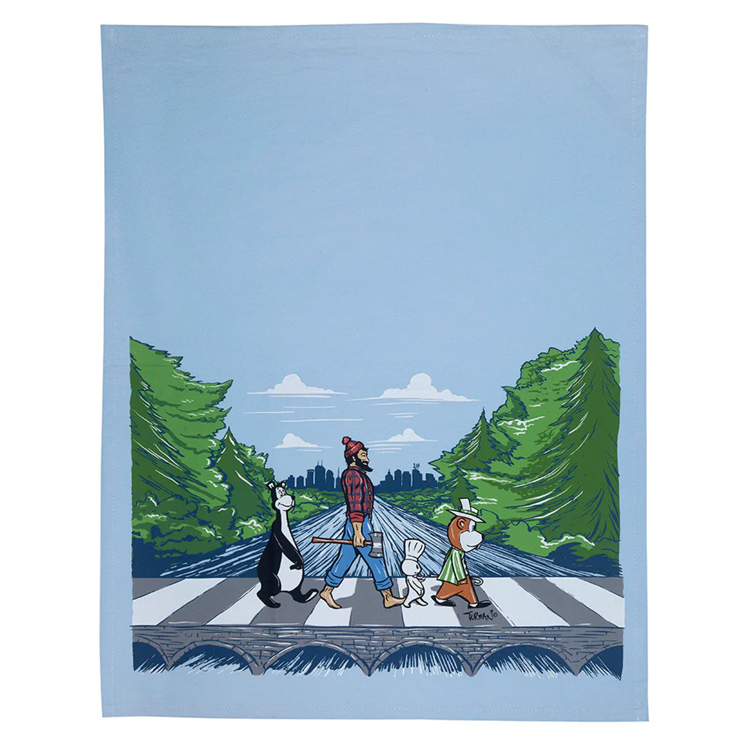 Adam Turman Minnesota Abbey Road Tea Towel