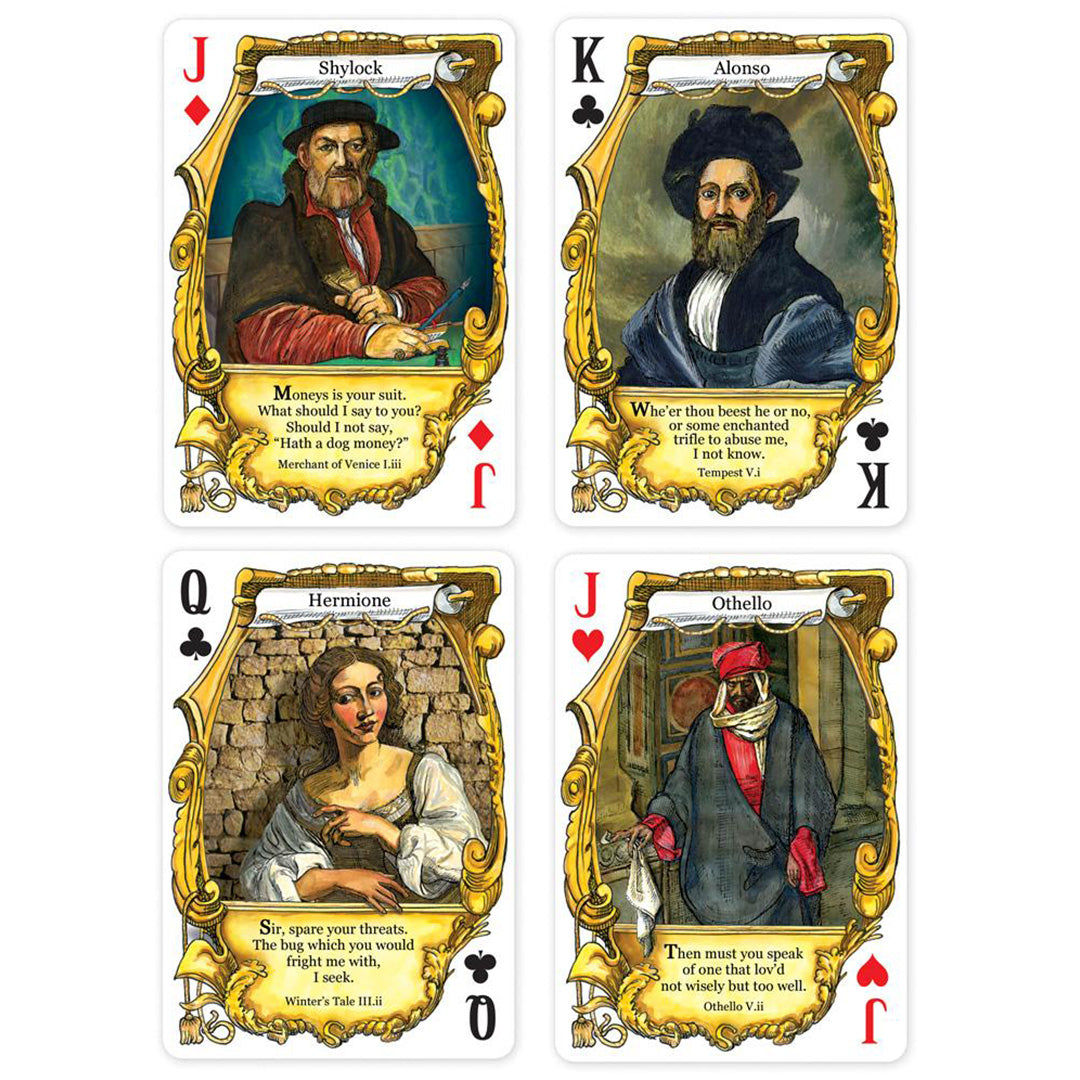 Shakespeare Quotes Playing Cards