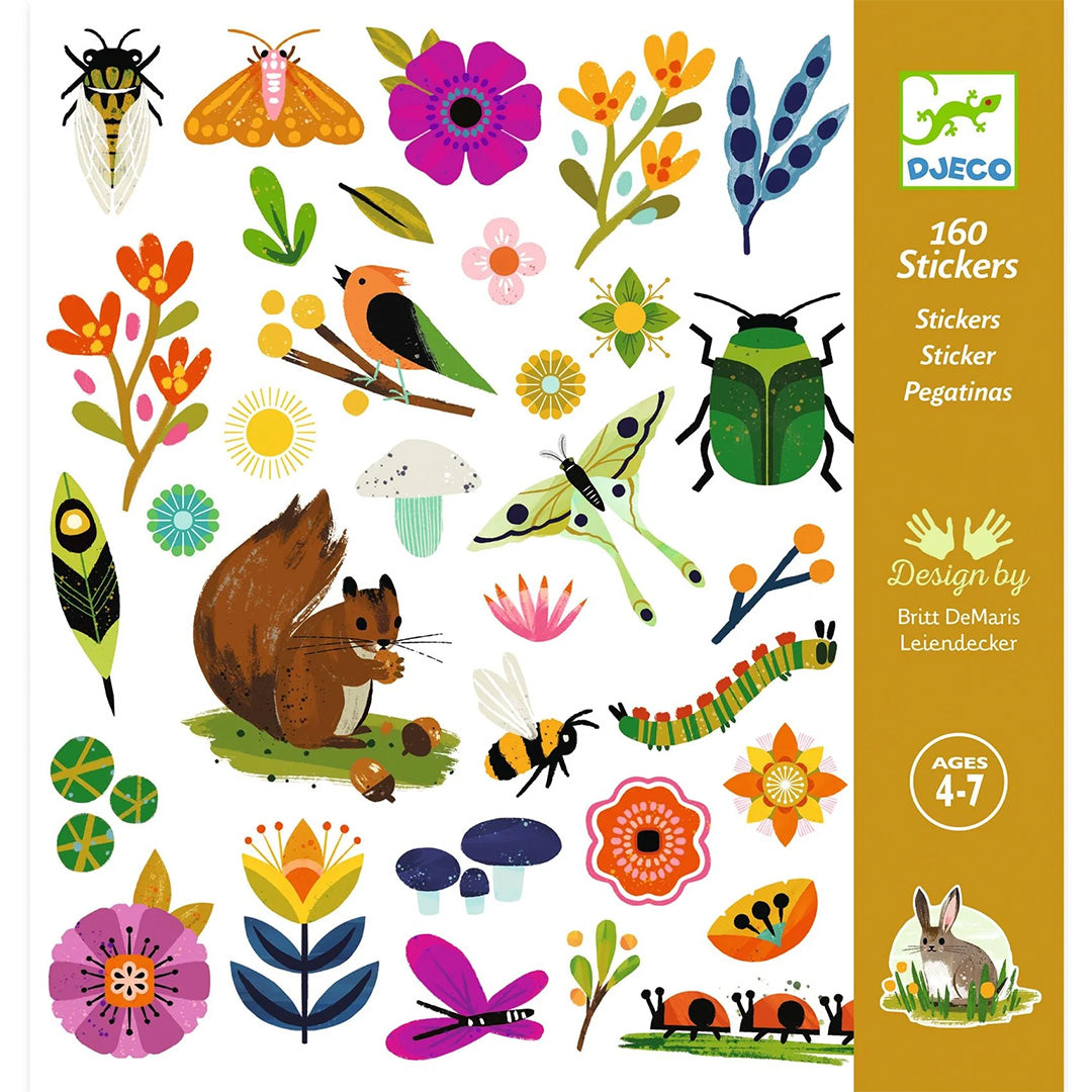 DJECO Sticker Sheets – Garden