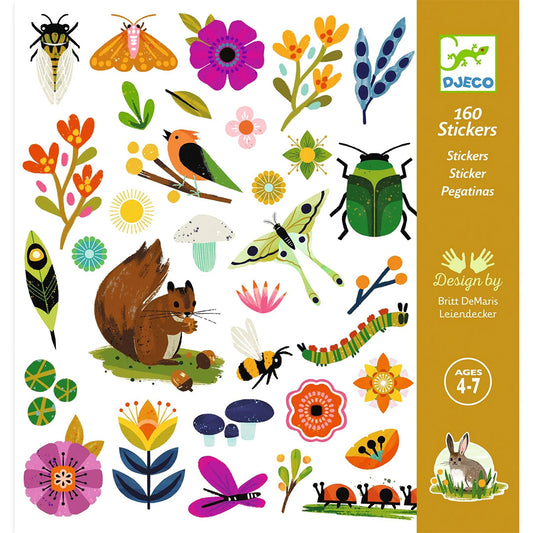 DJECO Sticker Sheets – Garden