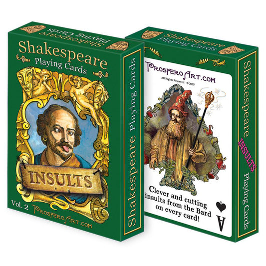 Shakespeare Insults Playing Cards