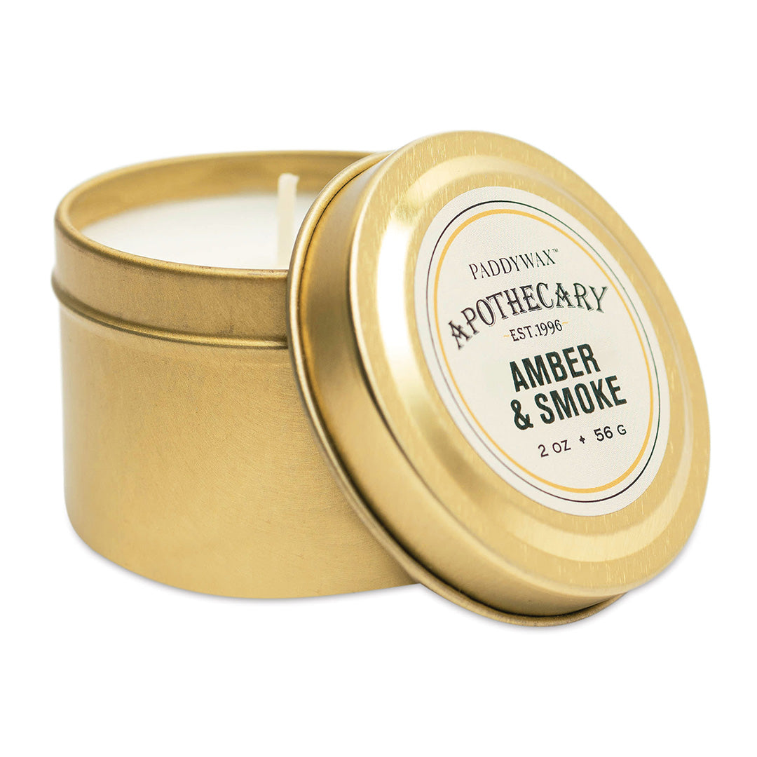 Paddywax Apothecary Collection Candle – Amber and Smoke