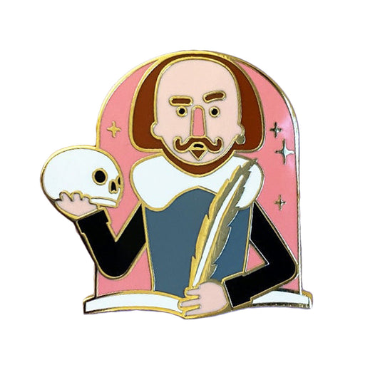 Shakespeare Enamel Pin