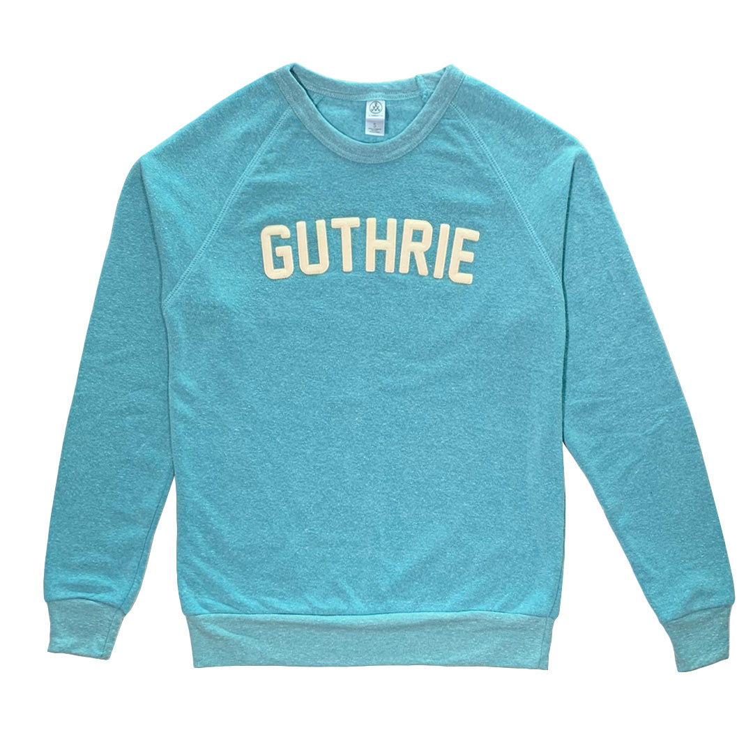 Aqua discount blue sweatshirt