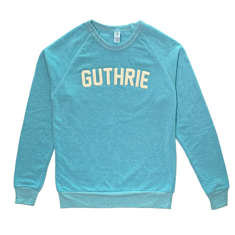 Guthrie Long Sleeve Sweatshirt Aqua – Adult